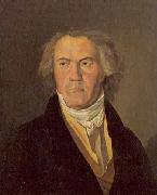 Ferdinand Georg Waldmuller Picture representing Ludwig van Beethoven in 1823 oil on canvas